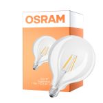 Osram LED Superstar E27 Globe G125 Filament Helder 11W 1521lm - 927 Zeer Warm Wit | Beste Kleurweergave - Vervangt 100W