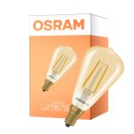 Osram Vintage 1906 LED Classic Edison E14 Amber 2.8W 250lm - 822 Zeer Warm Wit | Dimbaar - Vervangt 25W