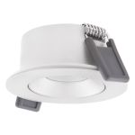 Ledvance LED Spot Air Adjust Aluminium Wit 4W 320lm 36D - 930 Warm Wit | Zaagmaat 68mm - IP23 - Beste Kleurweergave - Dimbaar