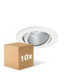 Voordeelpak 10x Philips LED Spot Helder Accent G2 RS061B 6W 550lm 36D - 840 Koel Wit | 80mm - Dimbaar 