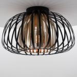 Eglo Plafondlamp Encinitos Zwart, Goud | Geschikt voor E27