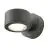 SLV Sitra Wandlamp Aluminium Grijs | Buitenverlichting - IP44 - Geschikt voor 1x GX53 