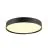 SLV Decona 42 Plafondlamp Aluminium Zwart Rond 23W 2680lm - 930-940 CCT | IP44 - Beste Kleurweergave - Dimbaar 