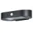 Ledvance LED Endura Stijl Solar Wandlamp Zwart 4W 380lm - 830 Warm Wit | Bewegingssensor