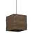 Ledvance Decor Hanglamp Vierkant Bruin | Geschikt voor 1x E27
