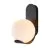 Nordlux Dalius Wandlamp Zwart | Geschikt voor 1x E27