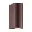 Nordlux Dion Wandlamp Aluminium Roestig Up & Down | Geschikt voor 2x GU10