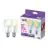 Duopak 2x WiZ Smart LED E27 Peer Mat 8W 806lm | Beste Kleurweergave - Dimbaar - Vervangt 60W