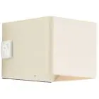 Brilliant Iseo Wandlamp Kunststof Beige 4W 300lm - 830 Warm Wit | IP44 - Buitenverlichting - Bewegings- en Lichtsensor - USB Oplaadbaar