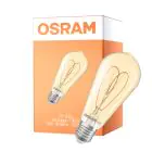 Osram Vintage 1906 LED E27 Edison Filament Goud 8W 806lm - 922 Zeer Warm Wit | Beste Kleurweergave - Dimbaar - Vervangt 60W