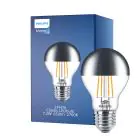 Philips Classic LED Lamp E27 Peer Spiegel 7.2W 650lm 650lm - 827 Zeer Warm Wit | Dimbaar - Vervangt 60W