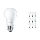 Voordeelpak 10x Philips Corepro LED Lamp E27 Peer Mat 8W 806lm - 840 Koel Wit | Vervangt 60W