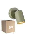 Voordeelpak 6x Nordlux Explore Wandlamp Metaal Groen | Geschikt voor GU10