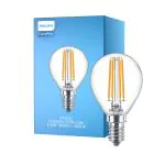 Philips Corepro LED Lustre E14 Kogel Filament Helder 6.5W 806lm - 840 Koel Wit | Vervangt 60W