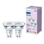 Voordeelpak 2x Philips LED Spot GU10 PAR16 5W 390lm 36D - 840 Koel Wit
